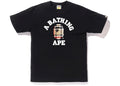 BAPE Check College Tee Black/Beige