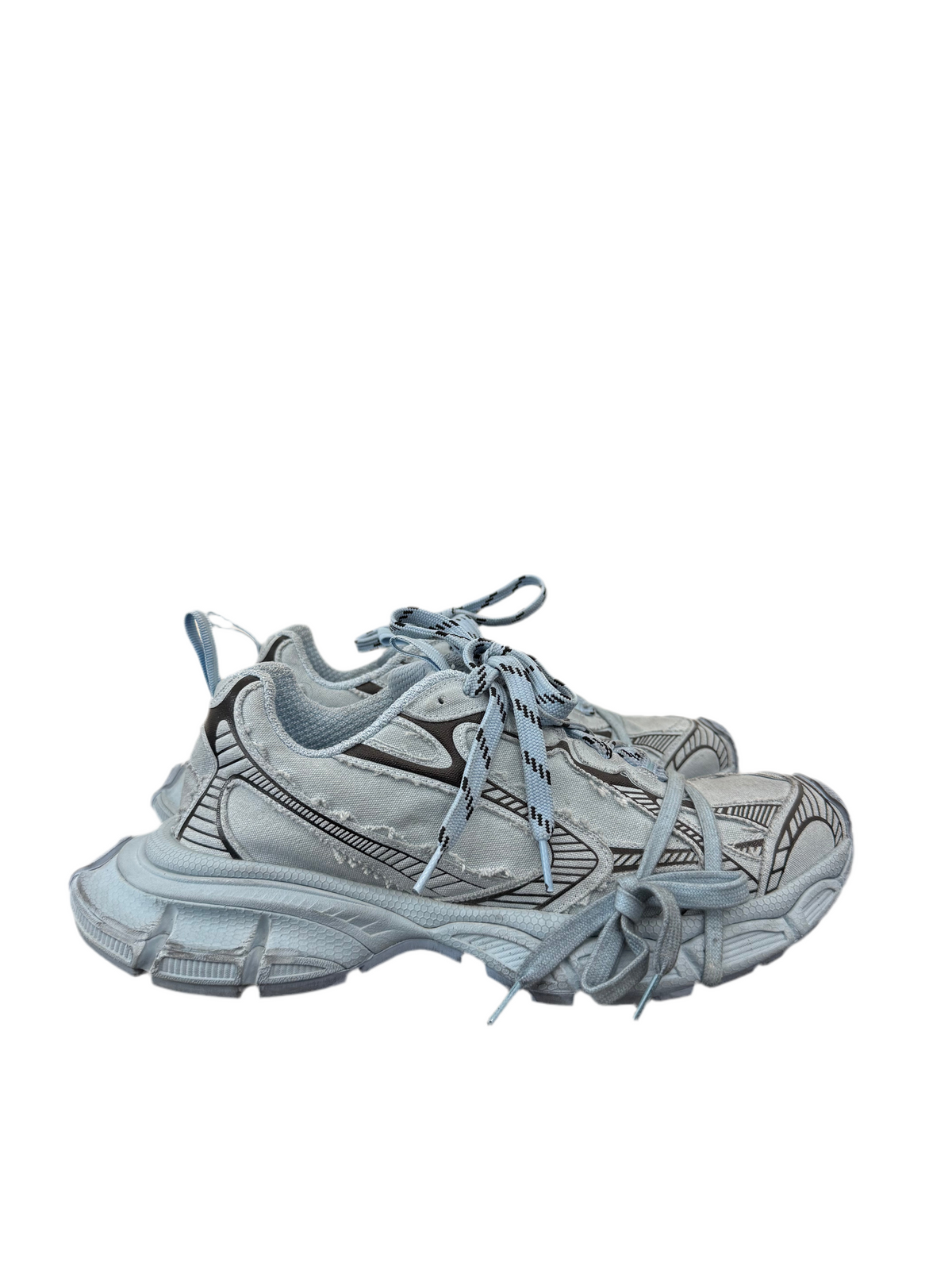 Balenciaga 3XL Sneaker Worn-Out Light Blue